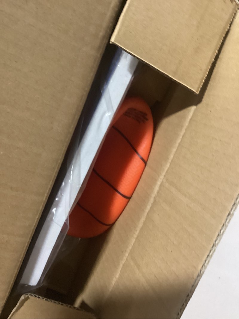 Condition photo showing Good Condition for Franklin Sports Mini Basketball Hoops-Indoor Over The Door Mini Hoop+Basketball Sets-Perfect Accessory for Bedroom+Office 16" x 10" (Pack of 1) Mini Pro Hoops - Blue