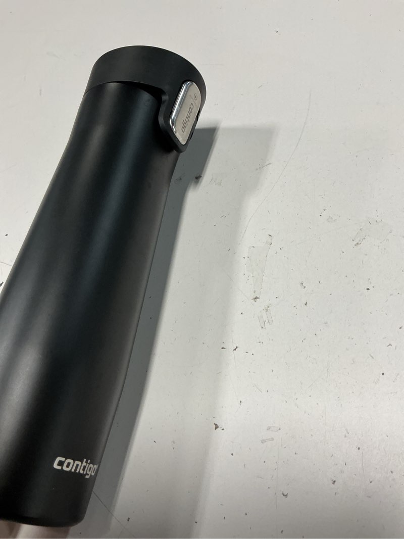Condition photo showing Good Condition for contigo west loop 3.0 stainless steel insulated travel mug, leak proof with autoseal lid, 24oz, matte black west loop 3.0 matte black 24oz (single pack)