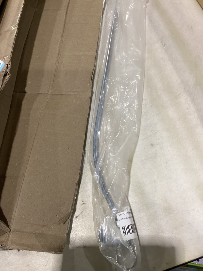 Condition photo showing New/Like New for 1 pc shlpdfm chrome silver steel passenger side 23" long engine oil dipstick 9420d aluminum handle and a chrome tube compatible with small block chevy sbc 305 350 1980-1985