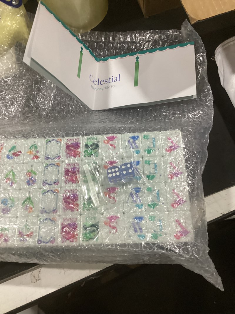Condition photo showing Good Condition for mahjong co. celestial mahjong tiles