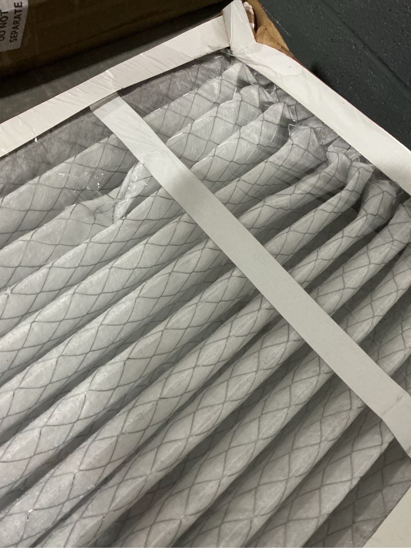 Condition photo showing As Is for filtrete 16-in w x 25-in l x 4-in merv 11 1000 mpr allergen defense electrostatic pleated air filter (2-pack)