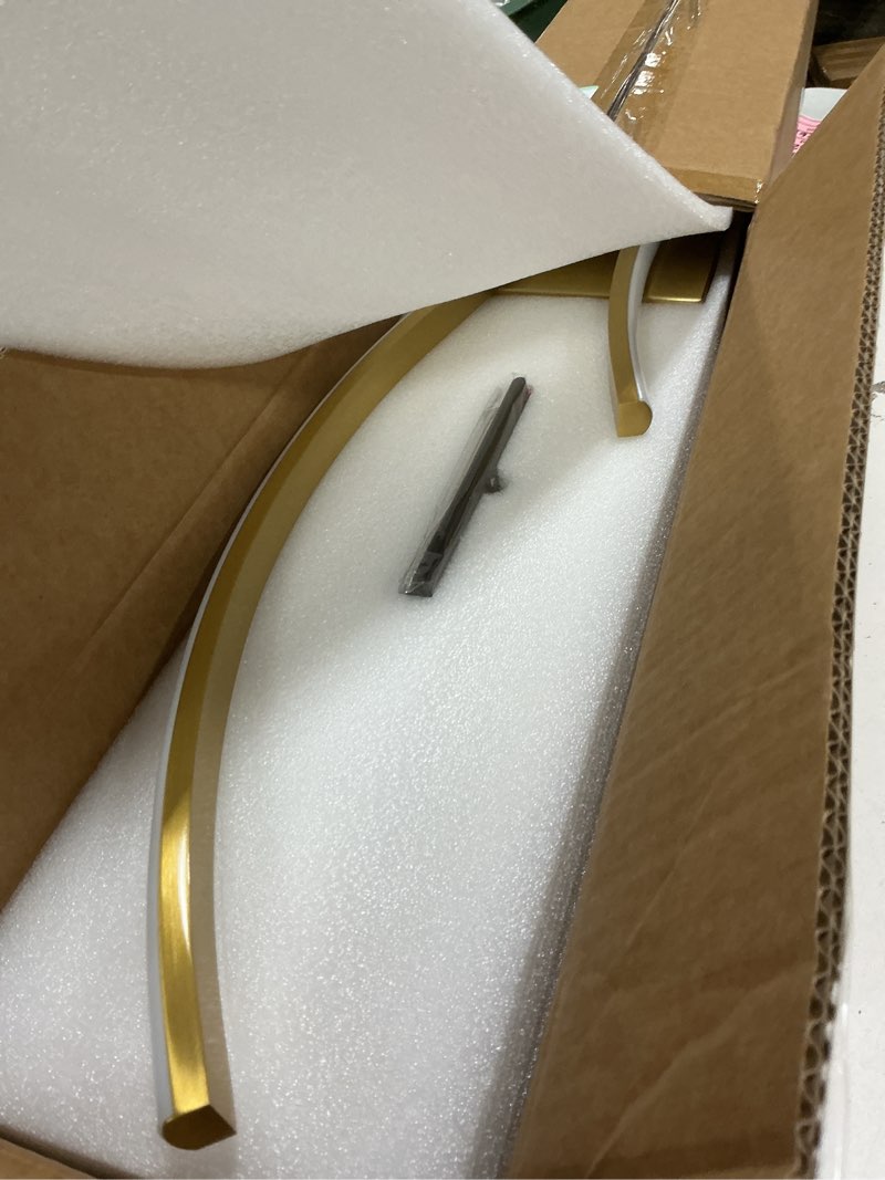 Condition photo showing Good Condition for Battery Operated Wall Sconce Set of Two, Dimmable Modern LED Rechargeable Wall Light with Remote Control, Wall Decor for Living Room Brushed Brass 39.3 inches (2 Pack)