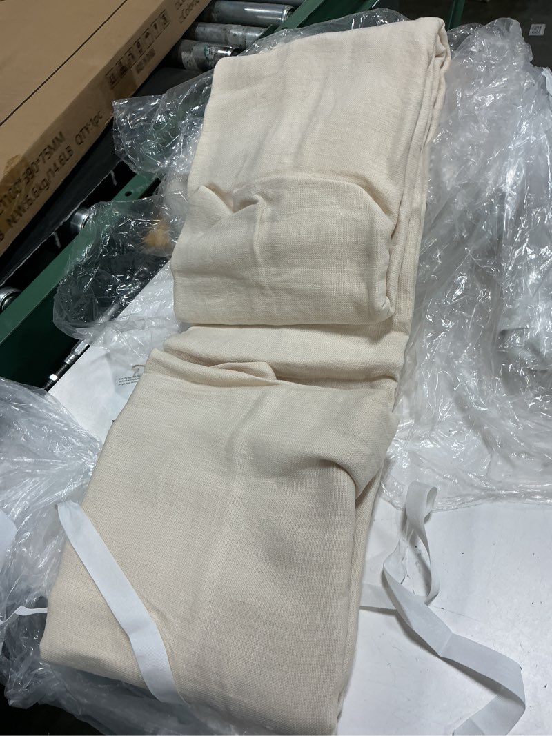 Condition photo showing Good Condition for quince vintage wash european linen blanket king 