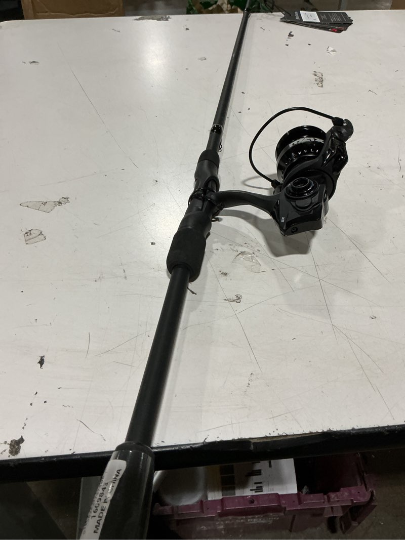 Condition photo showing As Is for abu garcia max sx spinning combo, 7' medium fishing rod, 3000 size reel