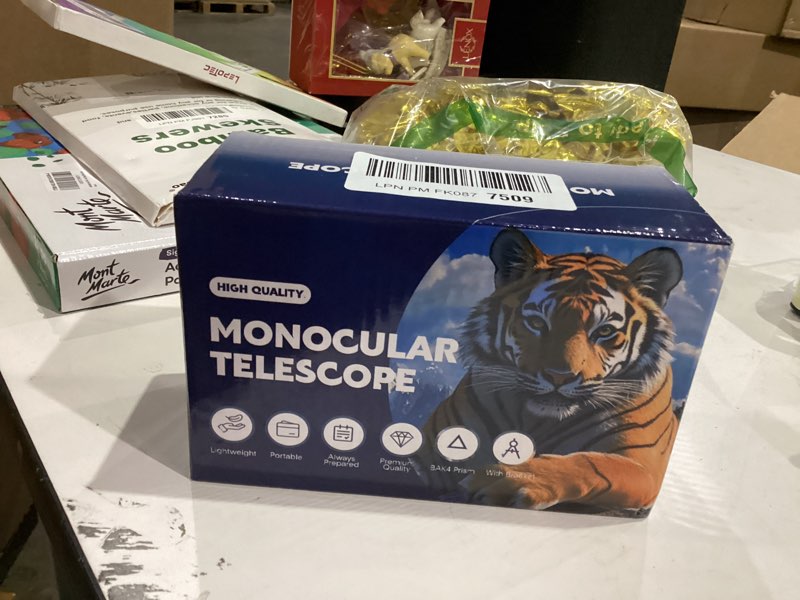 Condition photo showing New/Like New for Monocular-Telescope 80x100 High Powered Monoculars High Definition for Adults High Powered with Smartphone Adapter Telescope Hunting Wildlife Bird Watching Travel Camping Hiking-Dark Green