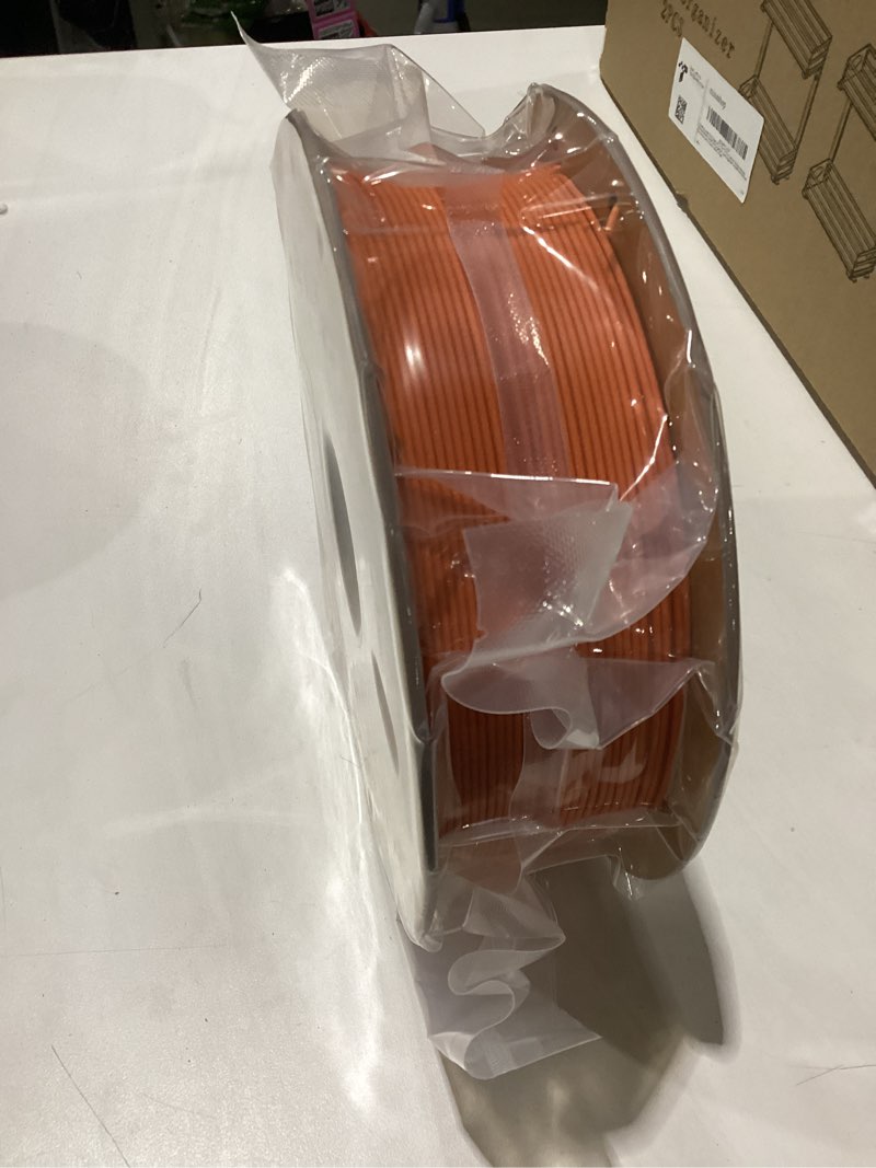 Condition photo showing New/Like New for esun matte pla filament 1.75mm, 3d printing pla filament 1.75mm dimensional accuracy +/- 0.03mm, 1kg carboard spool (2.2lbs) for most fdm 3d printers, tangerine 2.matte pla-tangerine