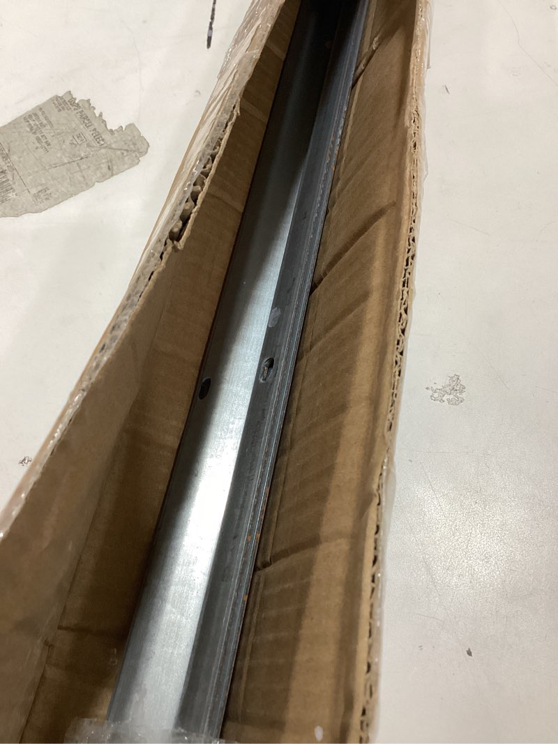 Condition photo showing Good Condition for 6ft v track(3ft×2),galvanized inverted track for sliding rolling chain rack driveway gate,railing track door, sliding car entry door, rolling driveway gate 6 feet