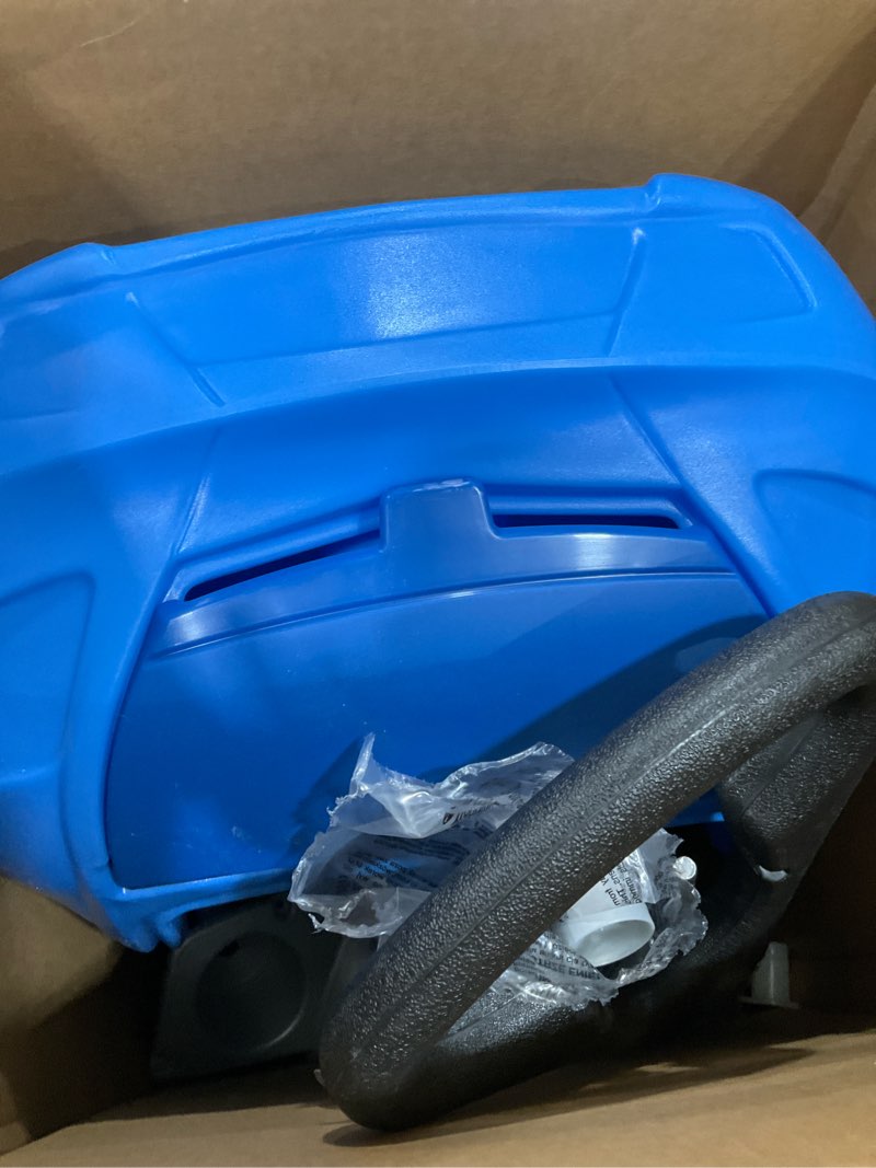Condition photo showing New/Like New for Step2 Whisper Ride II Buggy Kids Push Car, Ride On Toy, Stroller Substitute, Includes Seat Belt & Horn, Made of Durable Plastic, Max Weight 50 lbs., For Toddlers 1.5-4 Years Old, Blue Blue Large