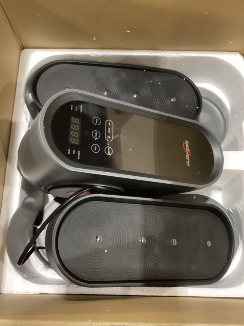 Condition photo showing Good Condition for Under Desk Elliptical Machine, Electric Elliptical Leg Exerciser for Seniors with 10 Adjustable, Portable Quiet Elliptical Exercise Machine, Seated Pedal Exerciser with Remote Control(Gray)