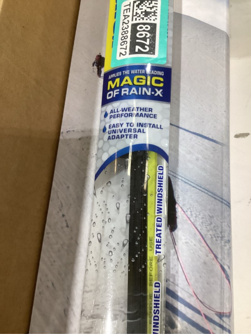 Condition photo showing New/Like New for Rain-X 5079283-2 Latitude 2-In-1 Water Repellent Wiper Blades, 17 Inch Windshield Wipers (Pack Of 1), Automotive Replacement Blades With Patented Repellency Formula 17" Latitude