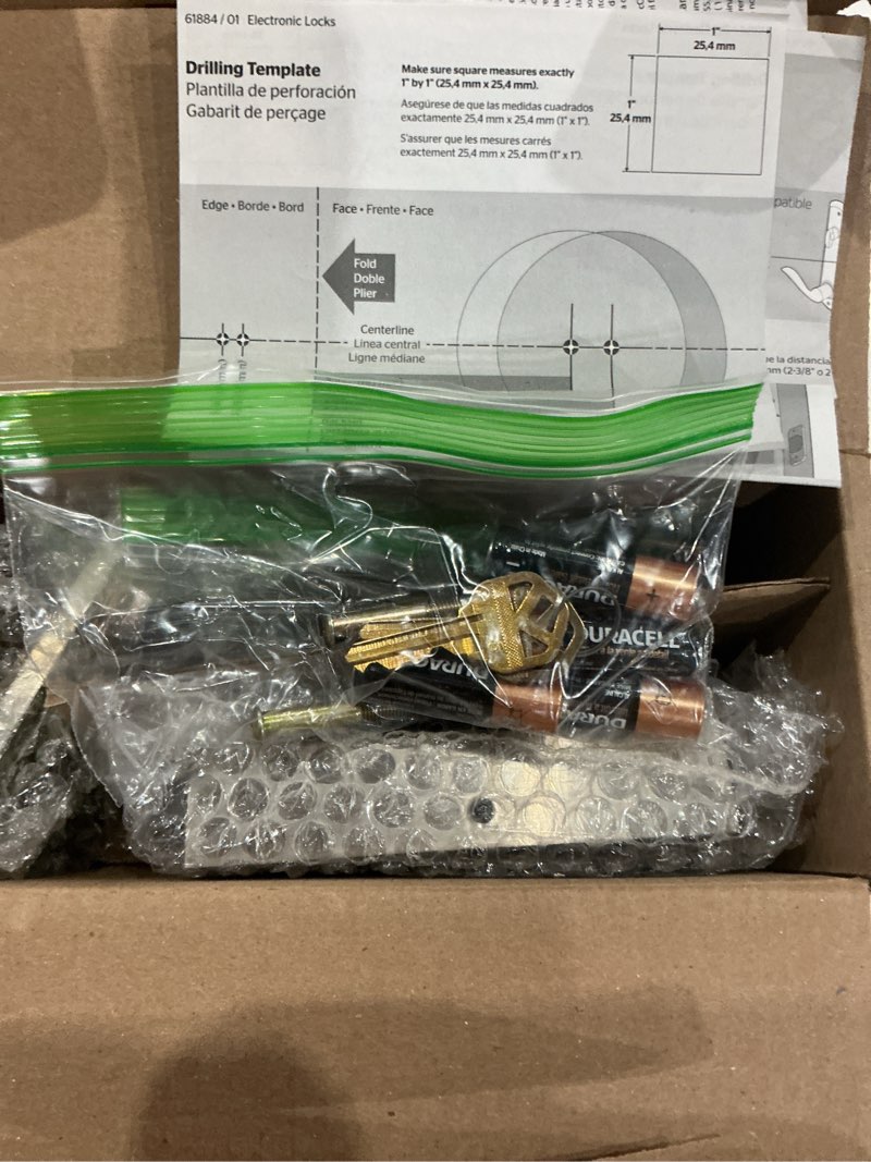 Condition photo showing As Is for homeconnect 620 satin nickel traditional z-wave long range enabled keypad smart lock with convenient keyless entry