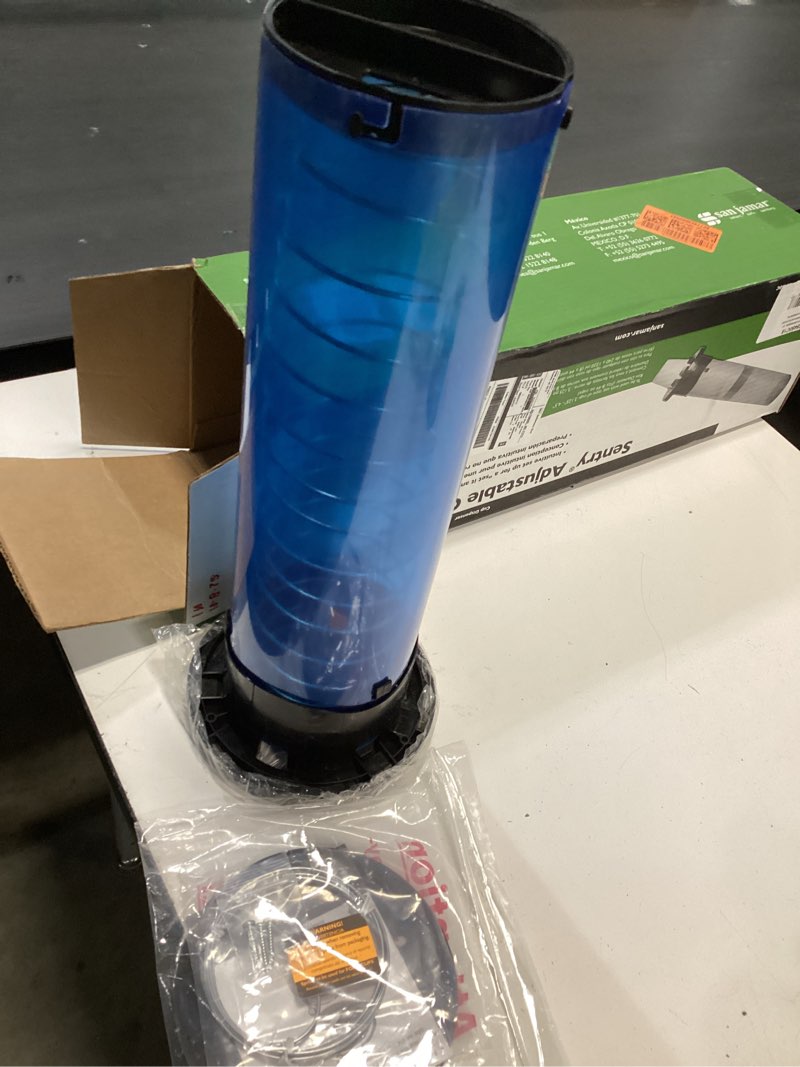 Condition photo showing Good Condition for San Jamar Sentry In-Counter Cup Dispenser 8-44 Oz Cups with Adjustable Lever for Restaurants, Dining Halls, and Fast Food, Plastic, 18 Inch Tube, Blue 18 Inches