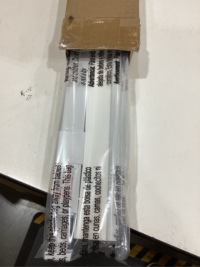 Condition photo showing Good Condition for lazblinds cordless cellular shades, no tools no drill light filtering honeycomb shades pleated blinds for windows, 35 1/2'' w x 64'' h, white light filtering-white 35 1/2'' w x 64'' h