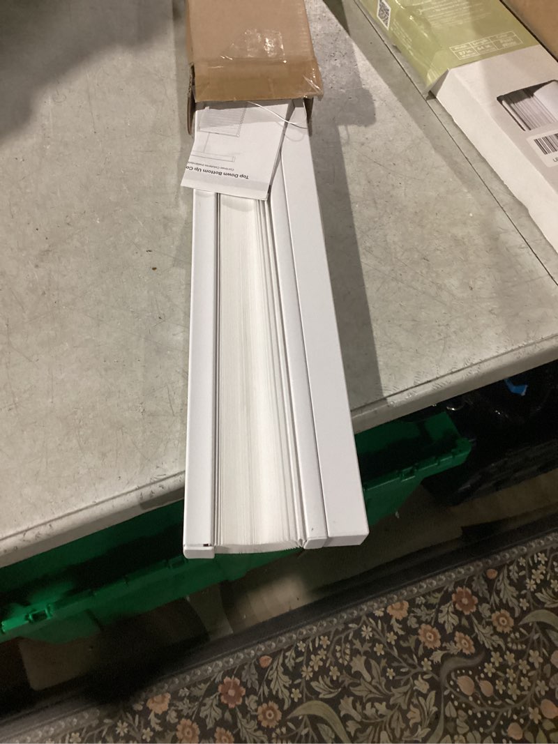 Condition photo showing Good Condition for LazBlinds Top Down Bottom Up (TDBU) Cordless Cellular Shades – Light Filtering with Privacy, Thermal Insulation, Noise Reduction Honeycomb Blinds for Windows 25" W x 48" H, White - Light Filtering White - Light Filtering 25"W x 48"H