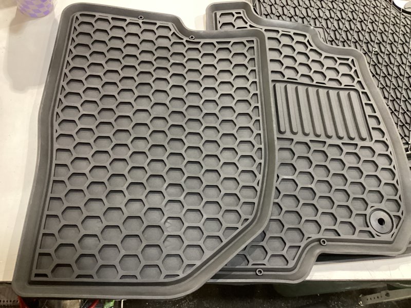 Condition photo showing Good Condition for custom-fit for 2019-2025 chevrolet silverado 1500/gmc sierra 1500 & 2020-2025 chevy silverado/gmc sierra 2500hd/3500hd crew cab premium all-weather rubber floor mats and liners