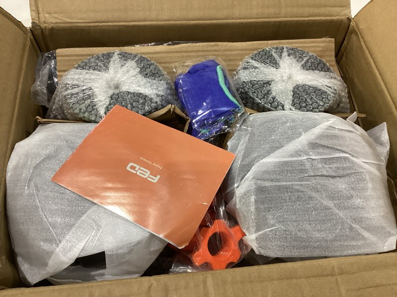 Condition photo showing New/Like New for FEIERDUN Adjustable Dumbbells, 20/30/40/45/70/90lbs Free Weight Set with Connector, 5 in1 Dumbbells Set Used as Barbell, Kettlebells, Push up Stand, Weight Plate, Fitness Exercises for Home Gym Suitable Men/Women A.20LB(10LB Pair)