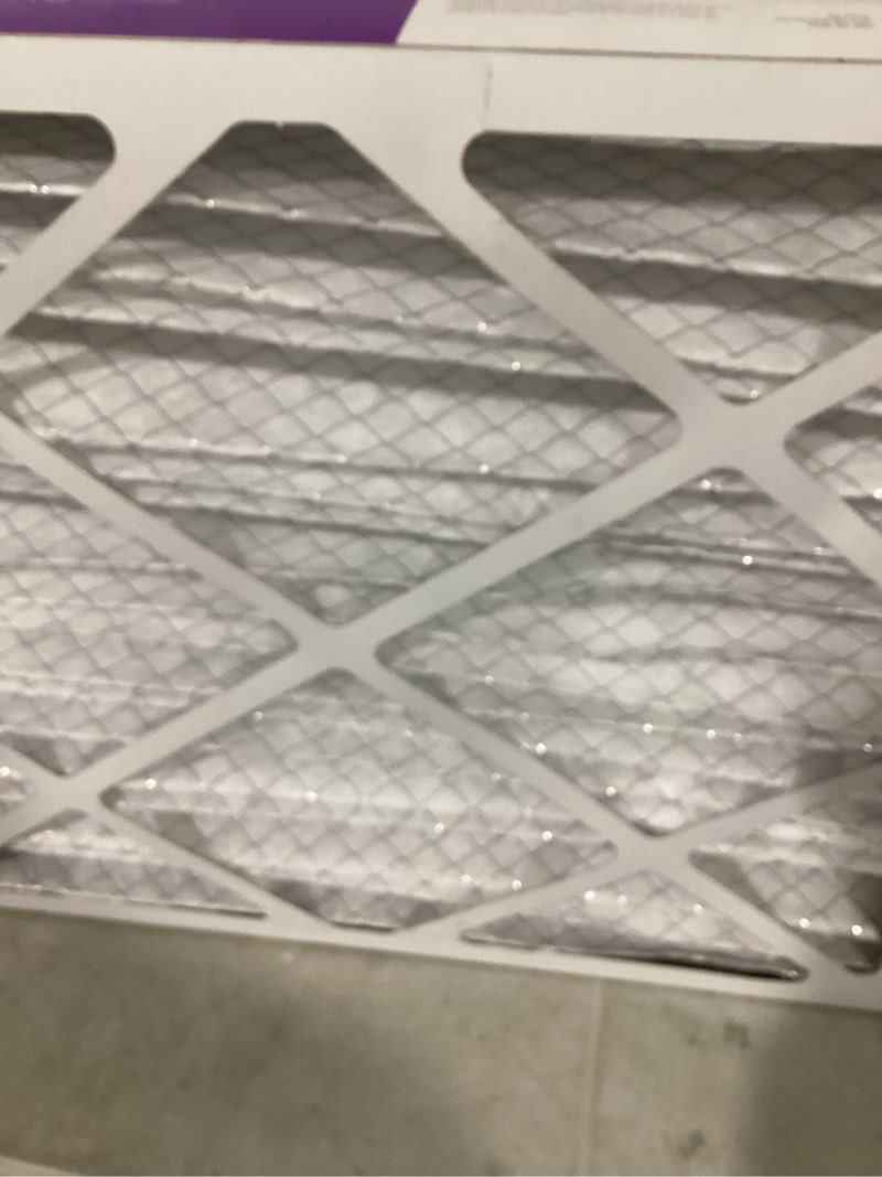 Condition photo showing As Is for filtrete air filter 20x25x5