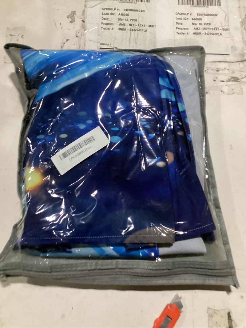 Condition photo showing Good Condition for ailonen 3d soccer window curtain,sparkling football kids window drapes 2 panels set,ball game sports theme blue grommet curtain room decor, 38" w x 45" h soccer17 38"w x 45"l (pack of 2)