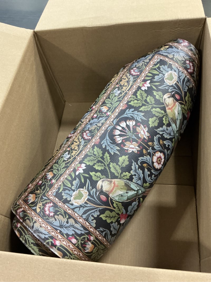 Condition photo showing Good Condition for kimode kitchen mats cushioned antigue,vintage boho floral bird kitchen rugs runner non slip,wide long memory foam kitchen floor mat for laundry sink office home,navy blue green 23.6" x 71"--0.47 inches navy blue