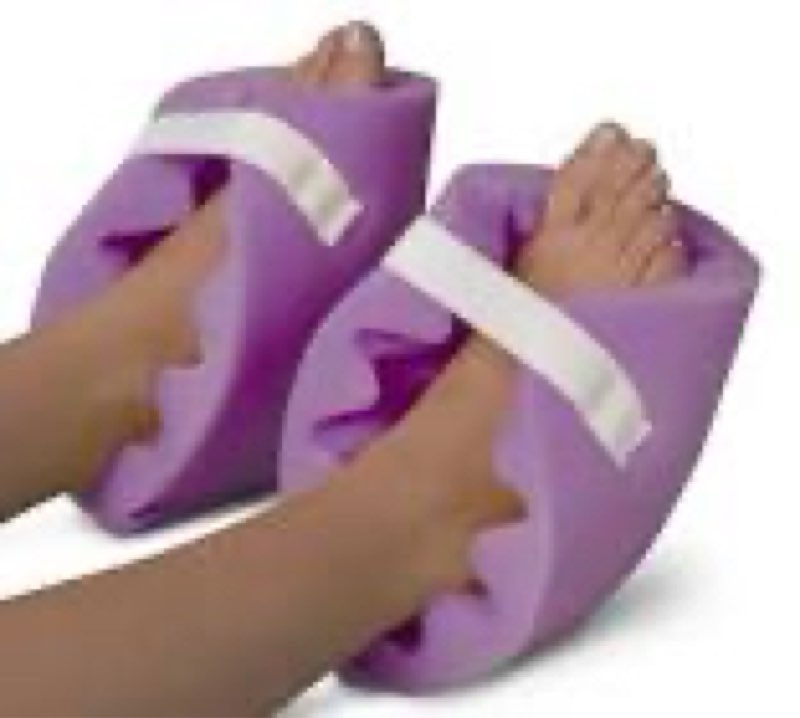 Medline Convoluted Foam Heel Boot, Pressure Relief, Comfortable Recovery Support, 1 Pair