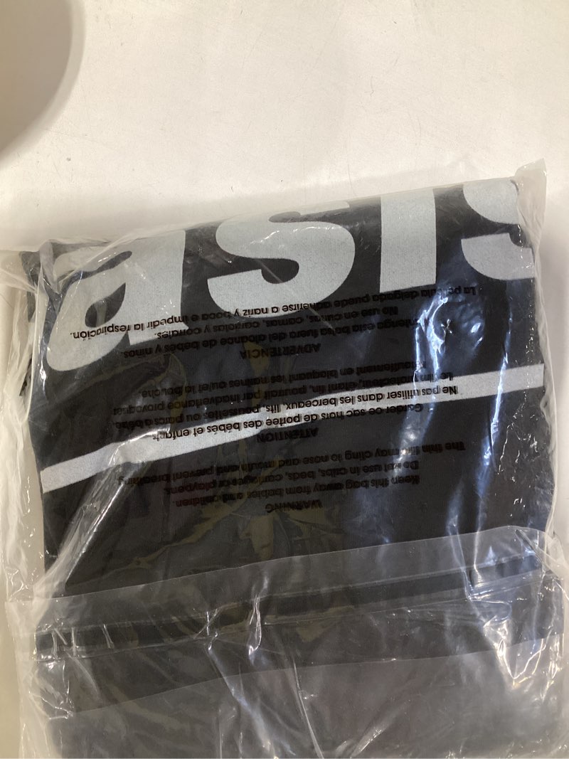 Condition photo showing Good Condition for oasis band t shirt logo adult black short sleeve british pop 90s rock music graphic tees adult medium black
