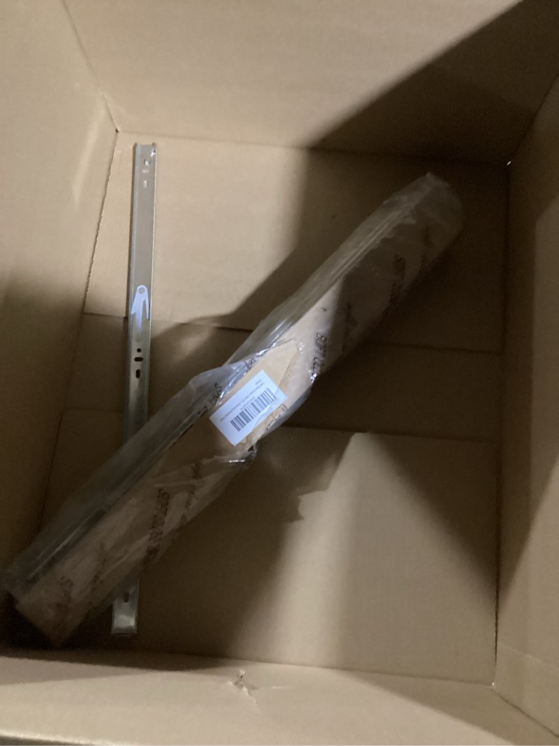 Condition photo showing Good Condition for OCG Soft Close Drawer Slides 22 Inch (1 Pair), Full Extension Ball Bearing Low Noise Drawer Slides for Cabinets with Face Frame, with Rear Mounting Brackets 22 inch (1 pair)+brackets