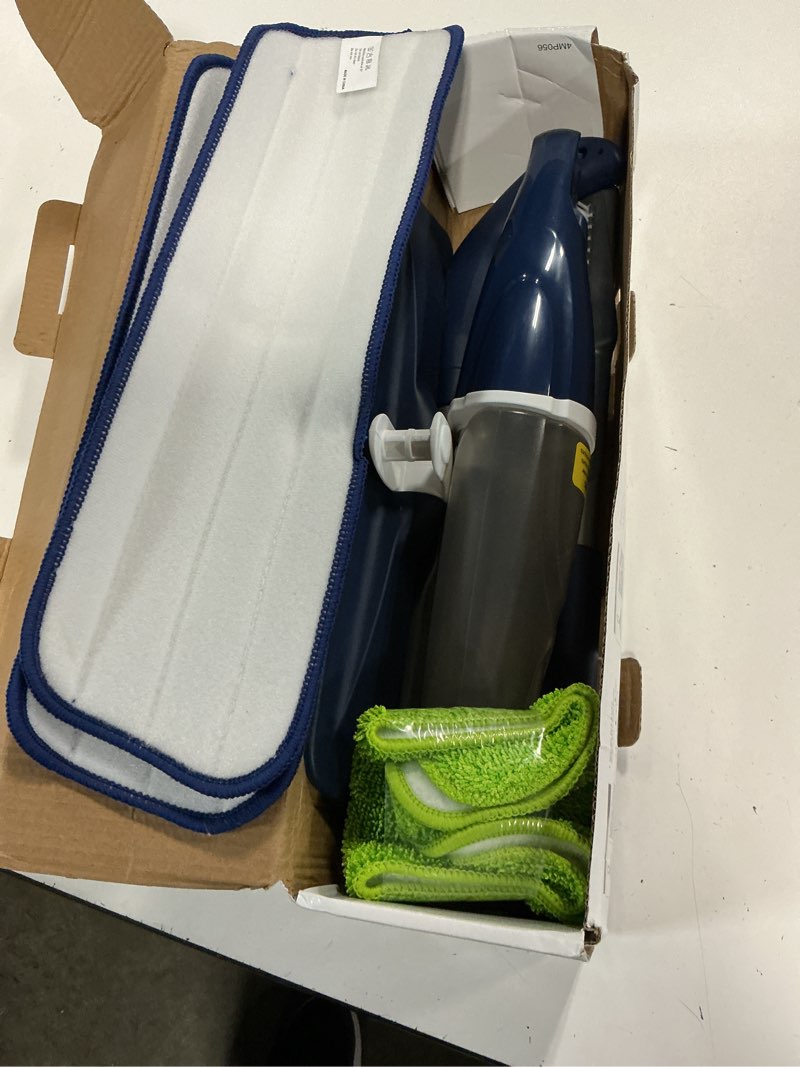 Condition photo showing Good Condition for microfiber spray mops for floors cleaning: wet dry mop hardwood floor mops | 3 washable reusable pads for swiffer powermop, flat mop with sprayer microfiber dust mop, for tile wood laminate vinyl marble