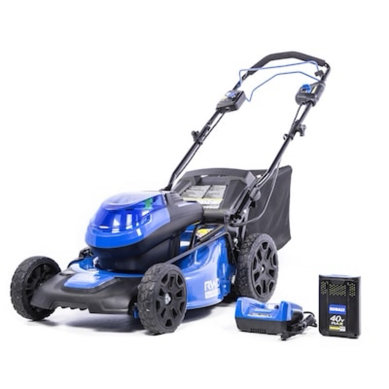 kobalt 40-volt 20-in self-propelled battery mower (5 ah)
