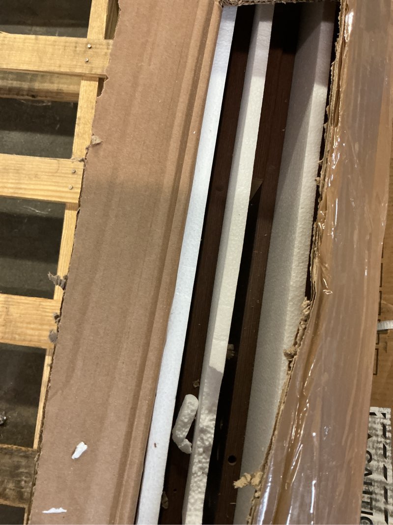 Condition photo showing As Is for Qeetex Farmhouse Dining Table for 6-8