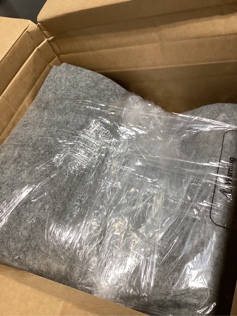 Condition photo showing As Is for non slip rug pad gripper - 9x12 feet 1/4” extra thick felt under rug for area rugs and hardwood floors,super cushioned non skid carpet padding 9' x 12' (rectangular) 1/4" thick