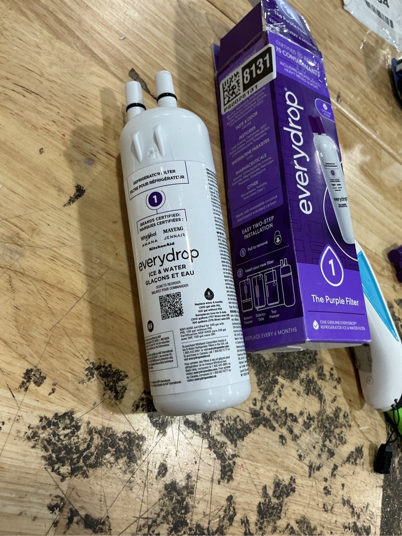 Condition photo showing As Is for everydrop by whirlpool ice and water refrigerator filter 1, edr1rxd1, single-pack 1 count (pack of 1)