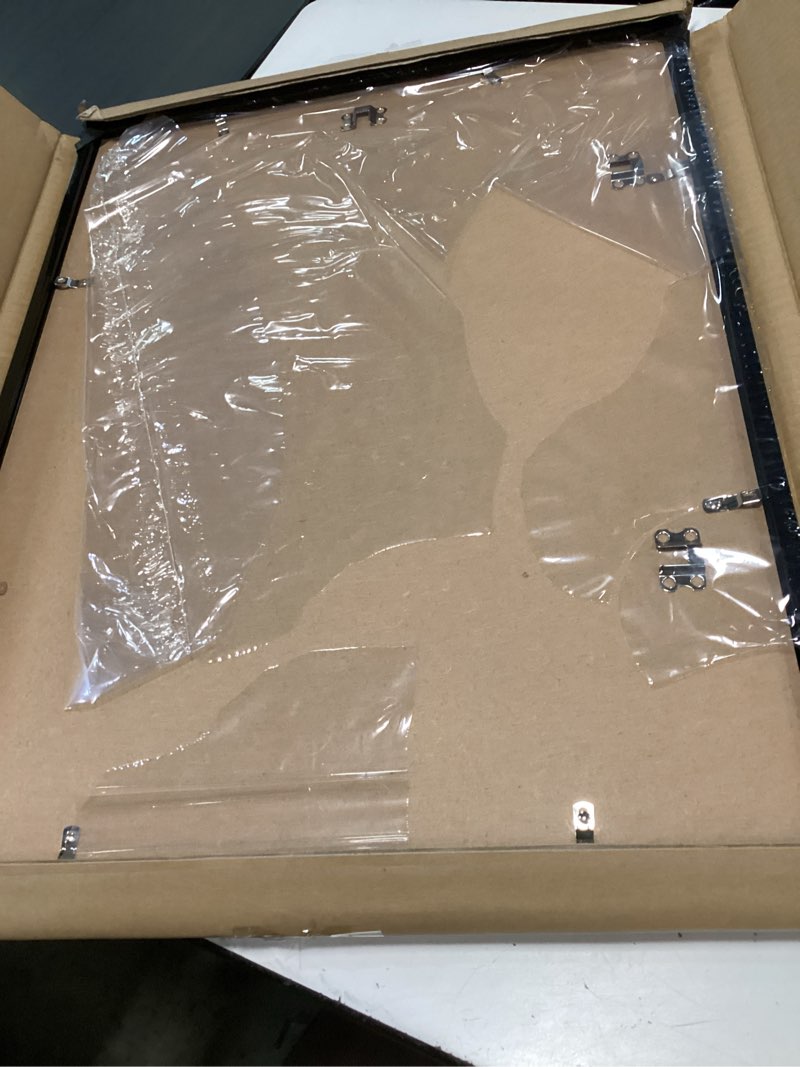 Condition photo showing Good Condition for lavie home 18x24 picture frame for wall display, 18x24 black picture frame with hd plexiglas, 18 x 24 poster frame 1 pack, display frame for vertical or horizontal, classic collection black 18x24 1