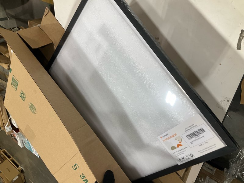 Condition photo showing Good Condition for upsimples 16x20 Picture Frame, Display Pictures 11x14 with Mat or 16 x 20 Without, Wall Hanging Poster Frame, Black, 1 Pack Black 16x20