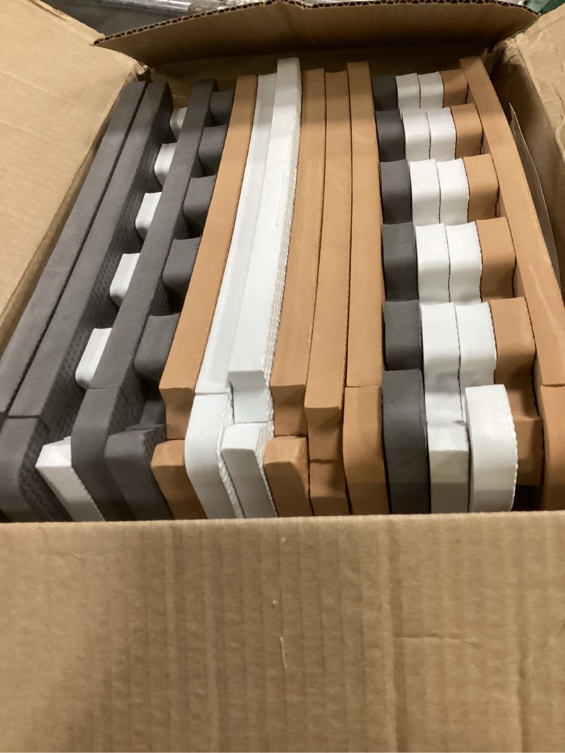 Condition photo showing As Is for Piglog 16-Piece Interlocking Foam Baby Play Mat (Grey/White/Brown)