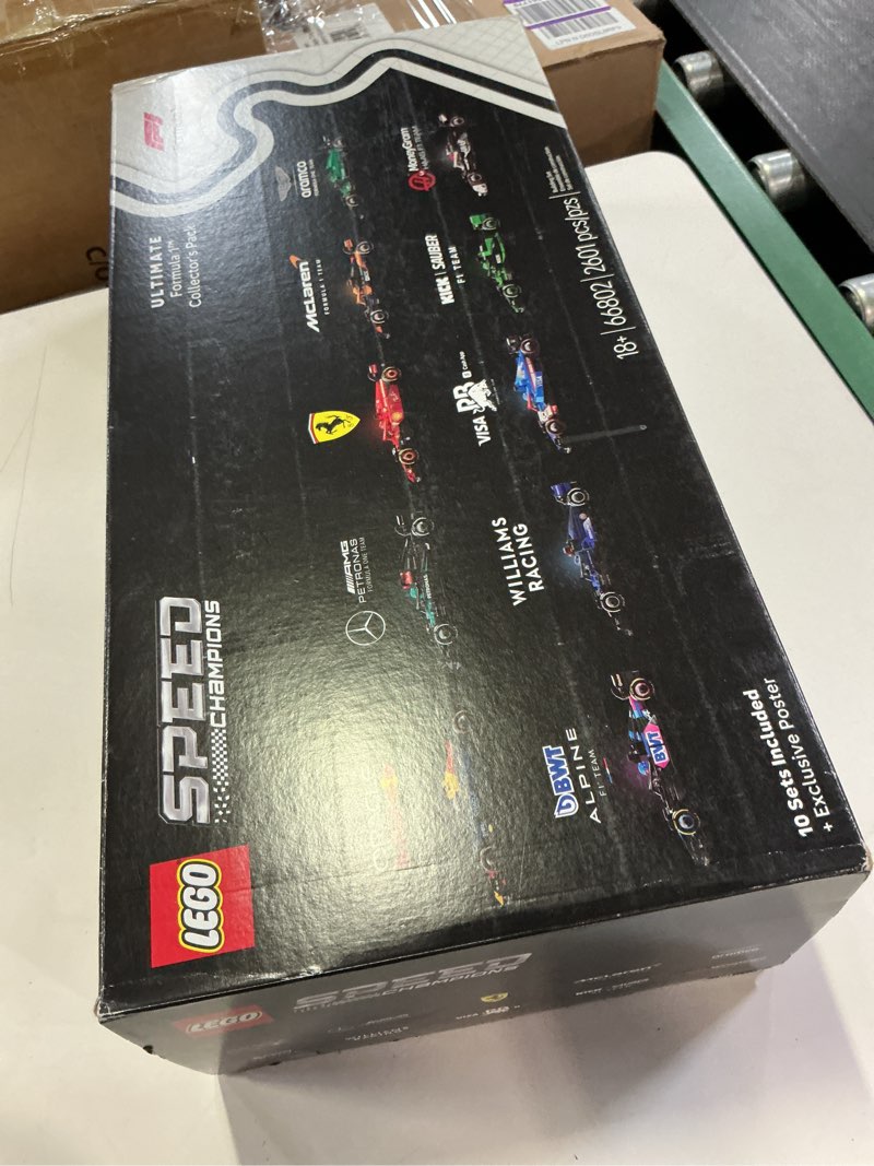 Condition photo showing Good Condition for lego speed champions ultimate formula 1 collector's pack - contains 10 sets in 1 - includes exclusive poster - collectible f1 model car kit - gift for race car fans - 66802