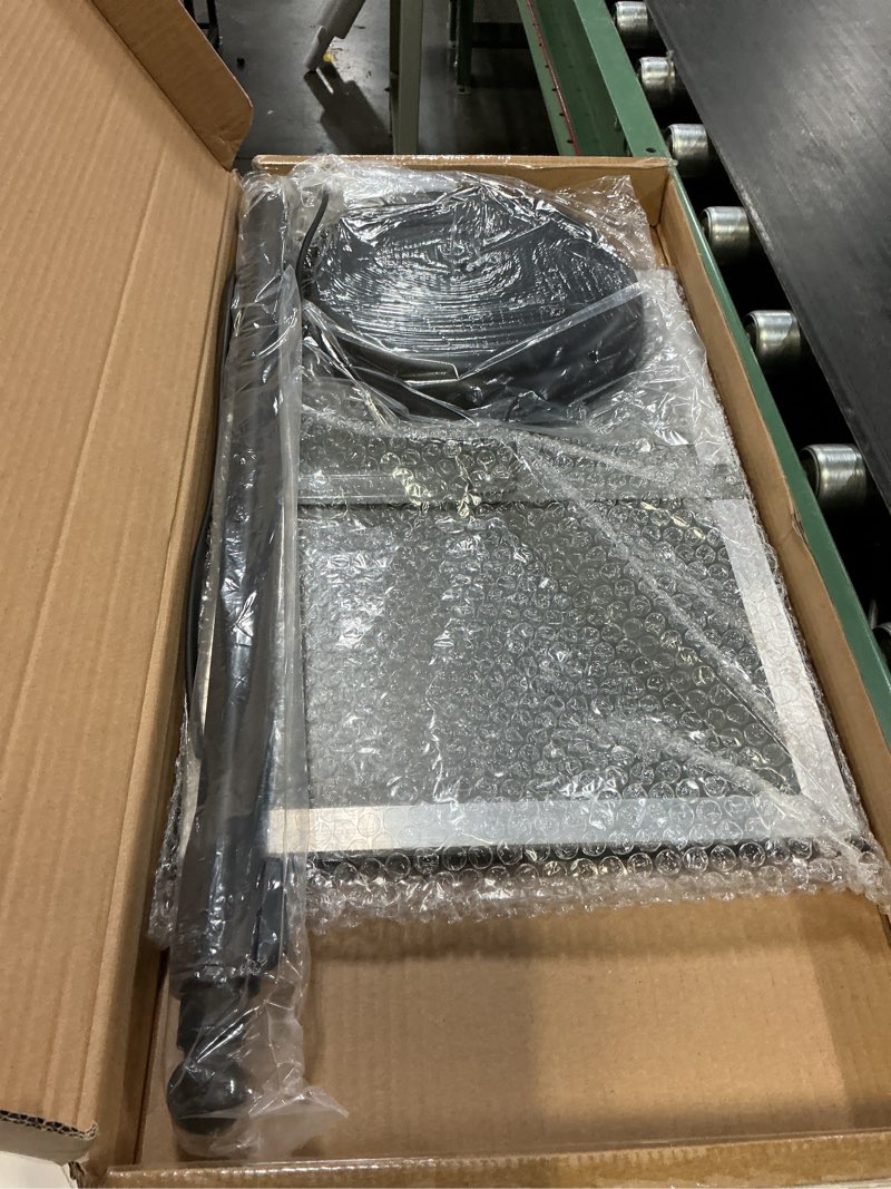 Condition photo showing Good Condition for yiyo adjustable pedestal poster sign stand,11 x 17 advertising business menu sign holder for floor standing with aluminum snap-open reusable frame,black (11 x 17) black 11-x-17-inch
