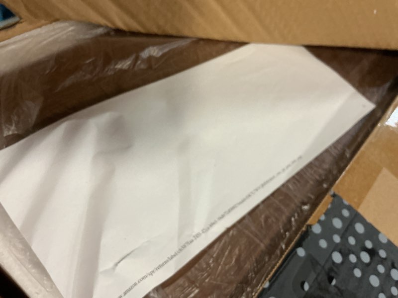Condition photo showing New/Like New for frylr small folding computer desk – portable 35.8 inch foldable laptop table, no-assembly, collapsible and compact for easy storage, lightweight for small spaces, craft and study use, dark walnut 35.8 x 15.7 inch no power outlets dark walnut