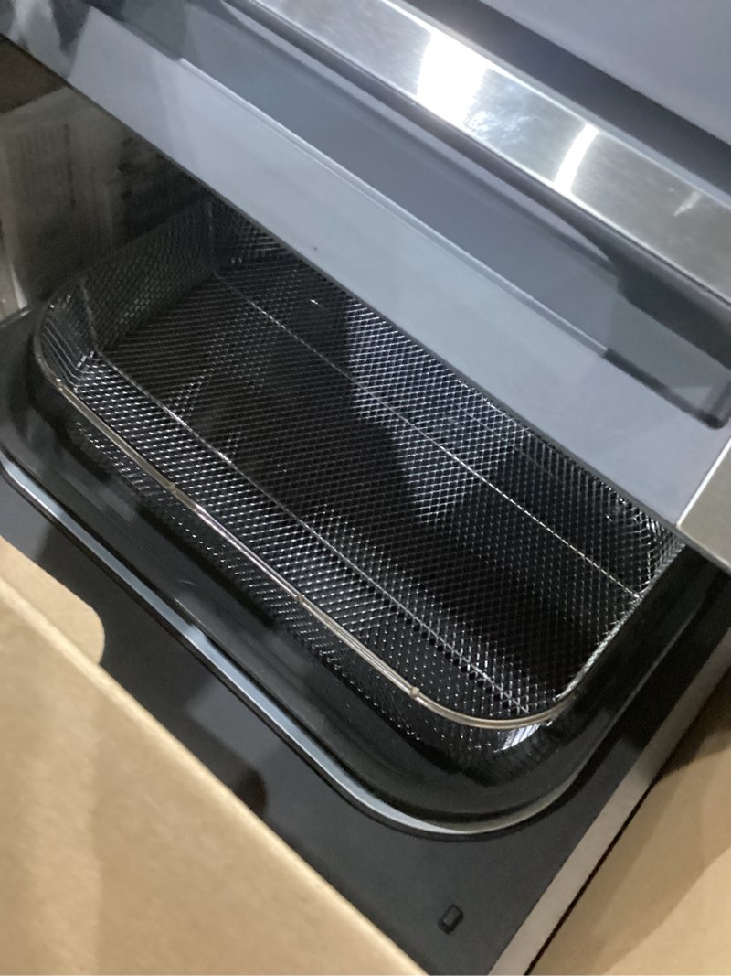 Condition photo showing Good Condition for ninja dg551 foodi smart xl 6-in-1 indoor grill with air fry, roast, bake, broil, & dehydrate, foodi smart thermometer, 2nd generation, black/silver 6-in-1 with thermometer