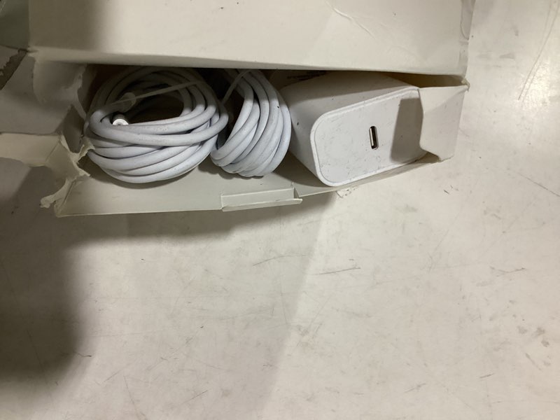 Condition photo showing New/Like New for iPhone Charger Fast Charging,[MFi Certified] 2Pack 20W Type C Fast Charger Block with [10FT&6FT] USB C to Lightning Cable Compatible for iPhone 14/13/12/11 Pro Max/Xs Max/XR/X,iPad White