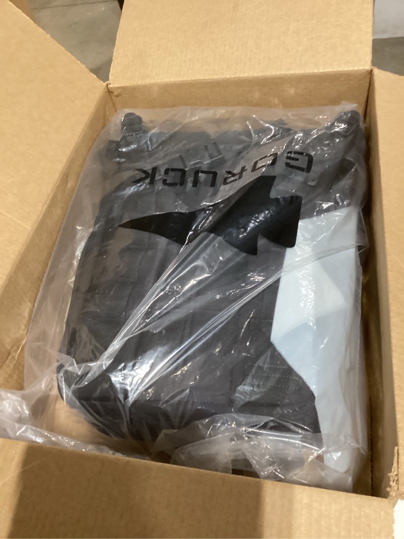 Condition photo showing Good Condition for GORUCK Rucker 4.0 20L Black - Purpose Built Rucking Backpack, Military Weight Training Rucksack w/Ruck Plate Pocket and Extra Padded Straps Black With Black Embroidery 20L