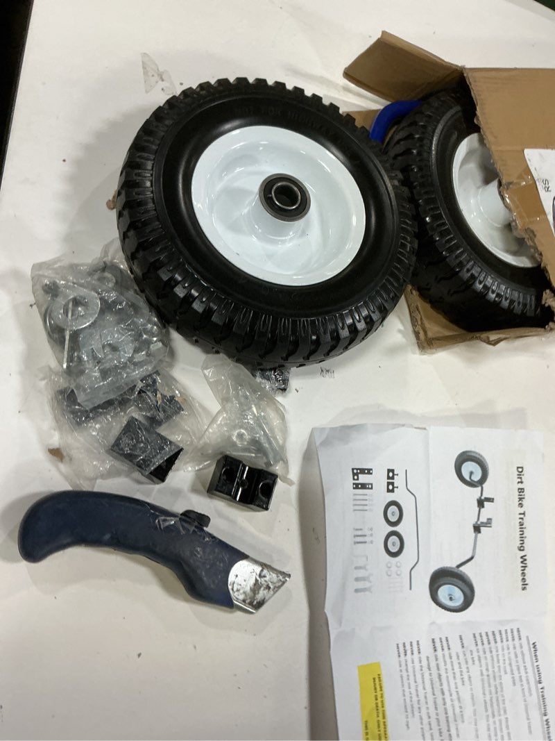 Condition photo showing Good Condition for training wheels, dirt bike training wheels 8 inch, 1602 ut h universal off-road wheels replacement for razor mx500 mx125 mx400 mx500
