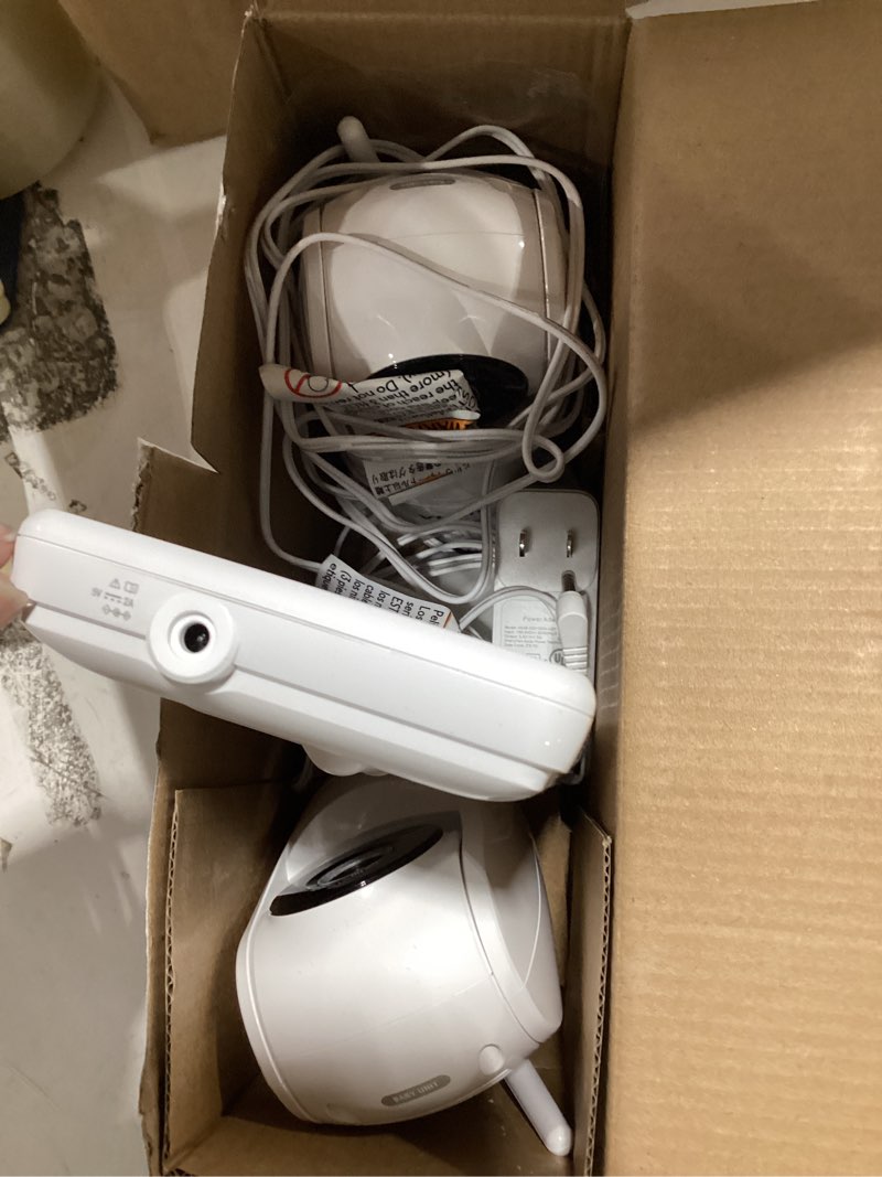 Condition photo showing Good Condition for vtech smart wifi baby monitor, 2 cameras – see both rooms at home or from anywhere, free app, 1080p split screen, 5" hd screen, pan-tilt-zoom, night vision | vm901-2