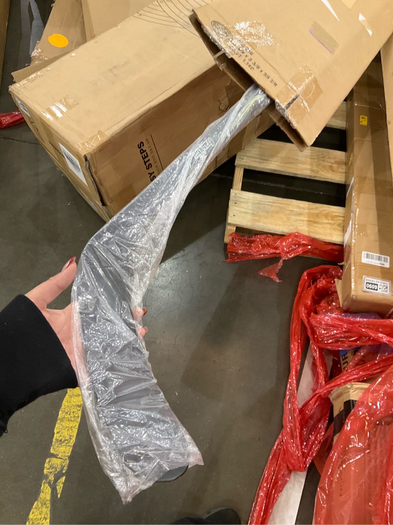 Condition photo showing As Is for Franklin Sports Street Hockey Sticks - Ambush Junior Street Hockey Stick - Wood and Fiberglass Shaft - ABS Blade - One Piece Stick - 46", 52", 58" Black/Yellow - Power 52" Left Shot