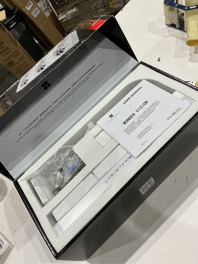 Condition photo showing Good Condition for thermalright wonder vision 360 turbo argb white cpu water cooler, 60hz curved screen with 2400x1080 resolution,for am4/am5,intel lga1851/1700,6.67in 3d screen high performance pump,3000rpm fan speed
