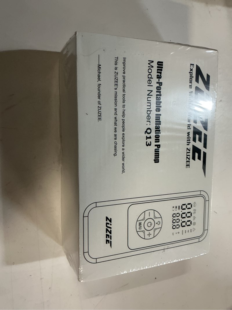 Condition photo showing New/Like New for tire inflator portable air compressor, 4x faster & high-capacity battery, portable tire inflator wit