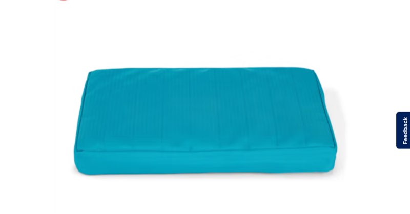 (Similar Product) EveryYay Teal Happy Place Durable Dog Mat
