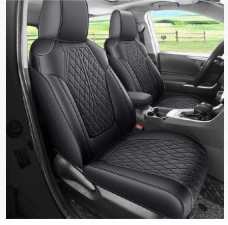 DuDuWang Rav4 Seat Covers Custom Fit for Toyota Rav4 Full Set Faux Leather Car Seat Covers Waterproo