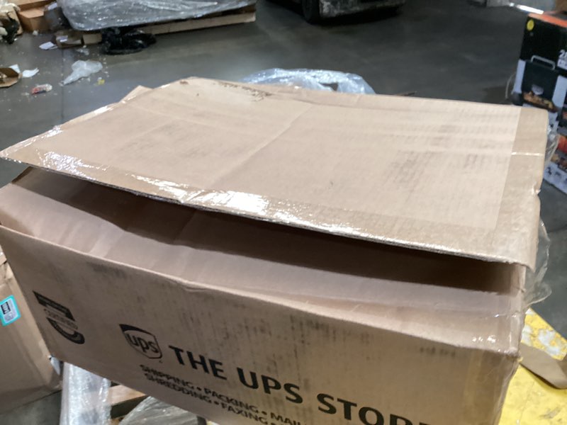 Condition photo showing As Is for oiilores dog car seat for small dogs, washable pet booster car seats with clip-on safty leash, comfy deluxe plush carseat with storage pockets, puppy travel carrier bed for dogs under 25 lbs, grey