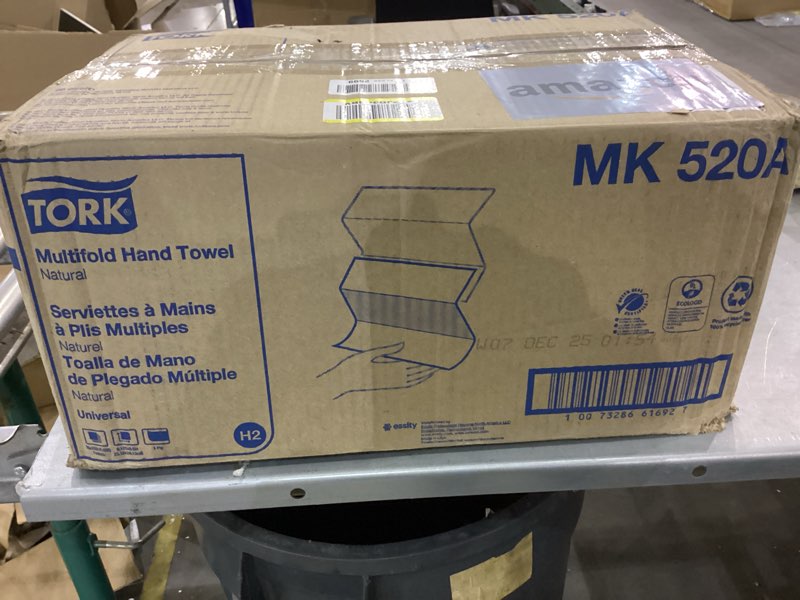 Condition photo showing New/Like New for Tork Multifold Hand Towel White H2, Universal, 100% Recycled Fibers, 16 x 250 Towels, MB540A 16 x 250 Hand Towels