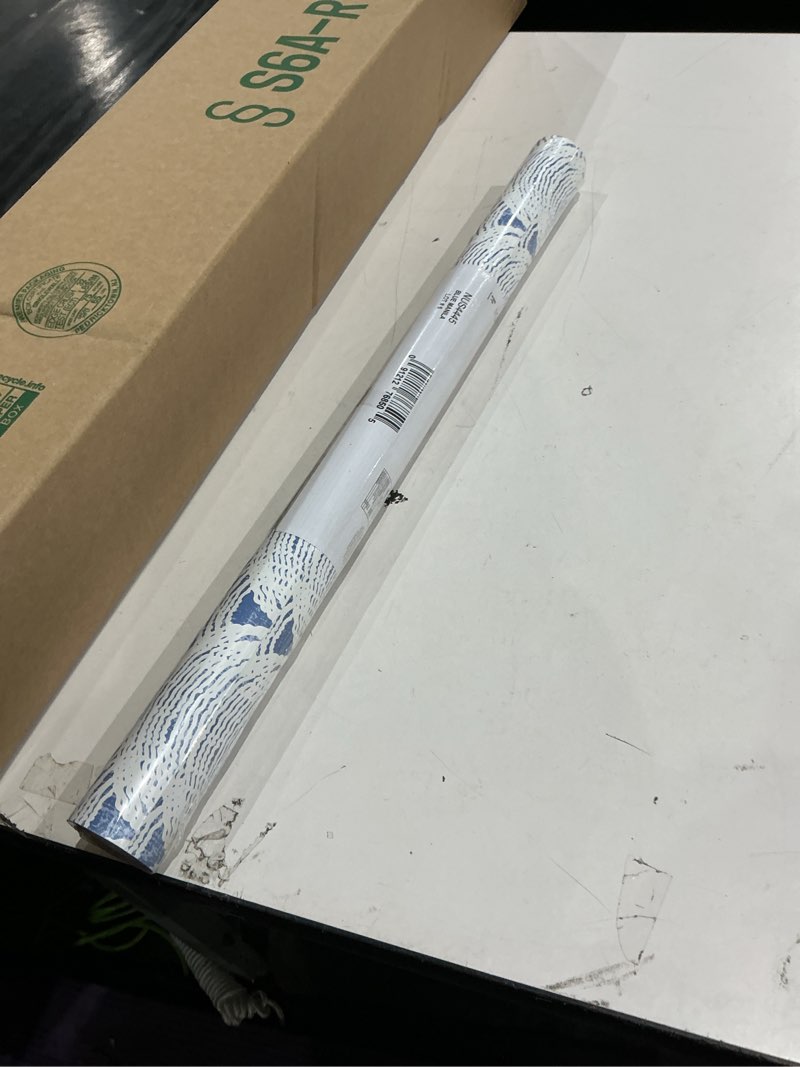 Condition photo showing New/Like New for nuwallpaper blue manila peel & stick wallpaper